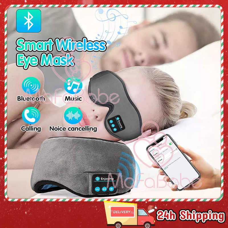 Bluetooth Sleeping Eye Mask Headphone Travel Headphone Shopee Philippines