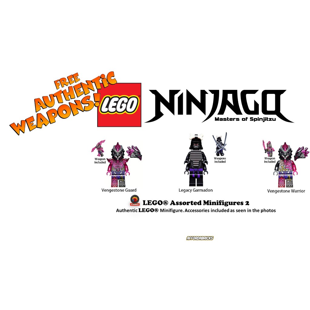 LEGO® Authentic Assorted Ninjago Minifigures Take All for 4
