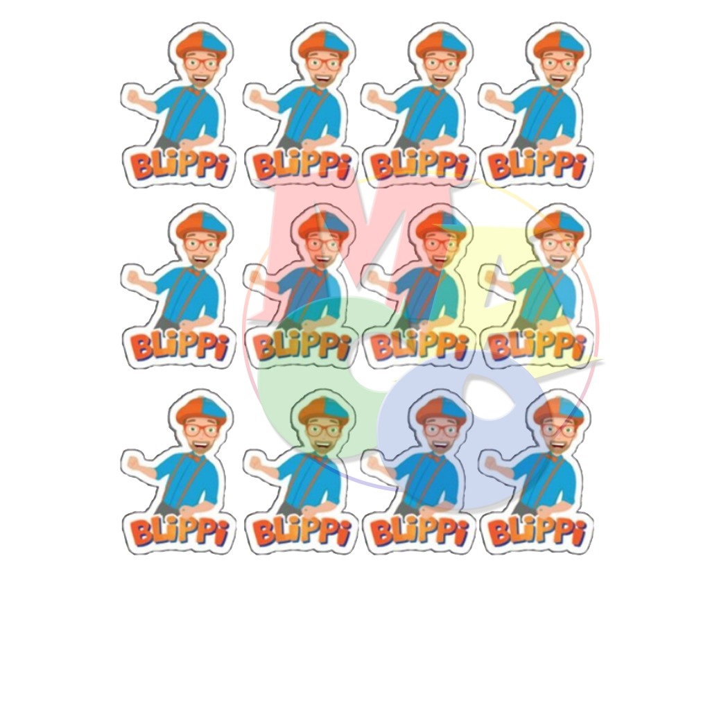 Blippi Cake Toppers Cupcake Toppers Shopee Philippines