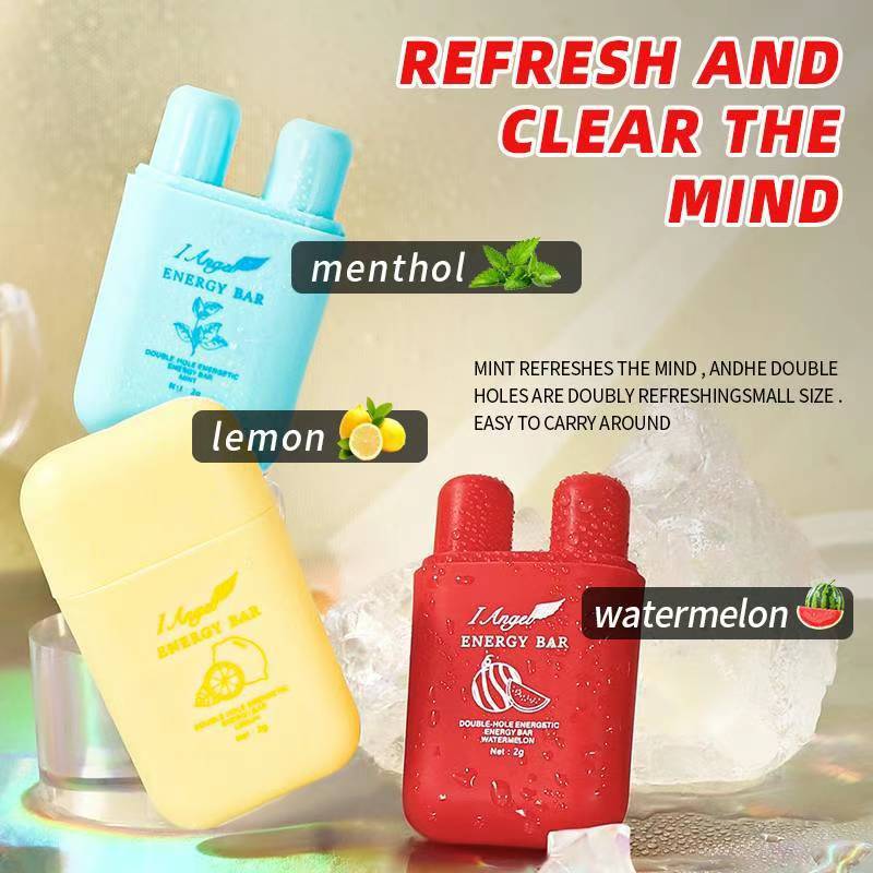 I Angel Nose Cearing Box Double Hole Refreshing Stick Anti-Drowsiness ...