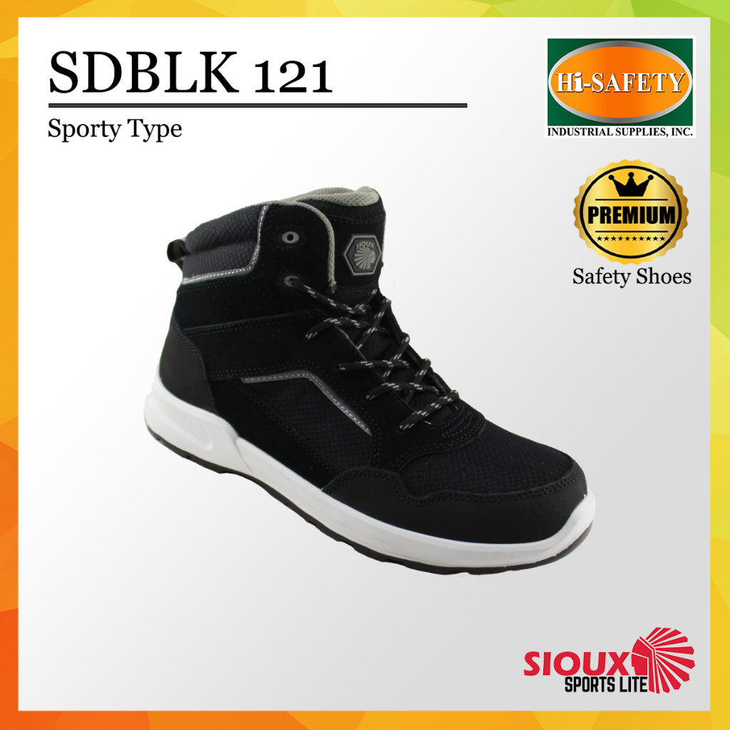 SIOUX LITE Sporty type safety shoes Steel toe cap, Kevlar Mid-sole