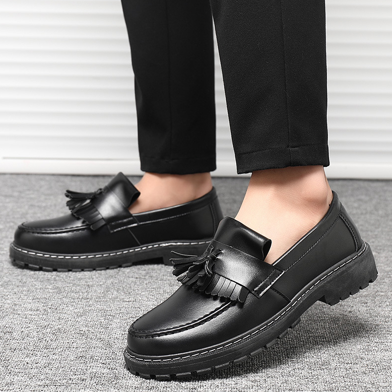 READY STOCK New Korea Fashion Loafers For Men Casual Leather Loafers ...