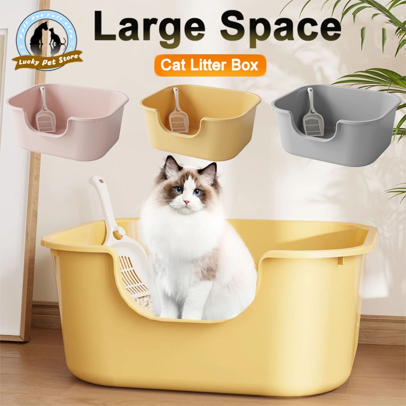 Cat Litter Box With Scoop Cat Toilet Kitty Litter Box Deodorization