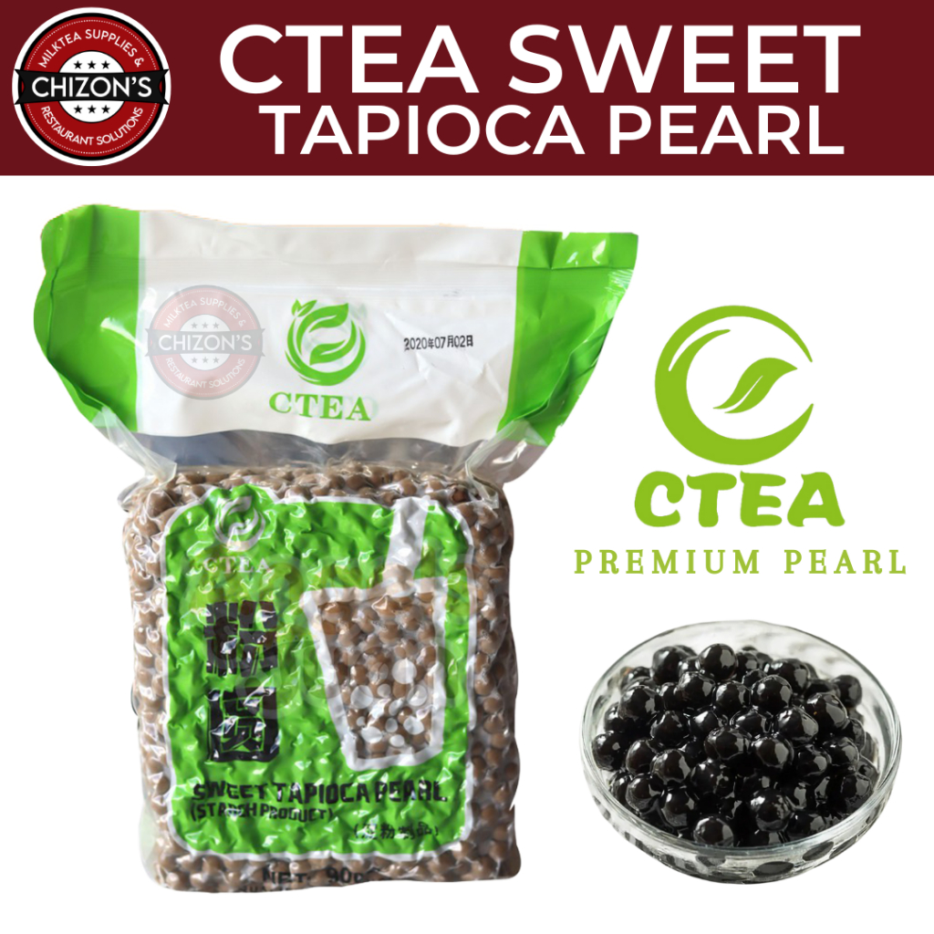 CTEA Sweet Tapioca Black Pearl 900g Boba Pearl Milktea Sinker Shopee