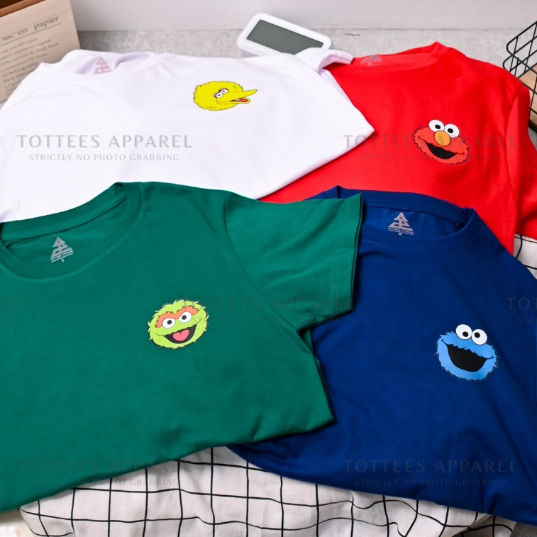 SESAME STREET TSHIRT | TOTTEES APPAREL | Shopee Philippines