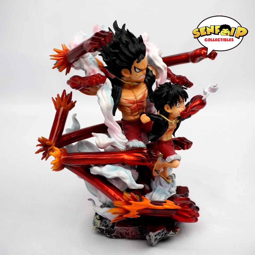 HQKO One Piece Figures Monkey D.Luffy Snake man Figure PVC 17cm ...