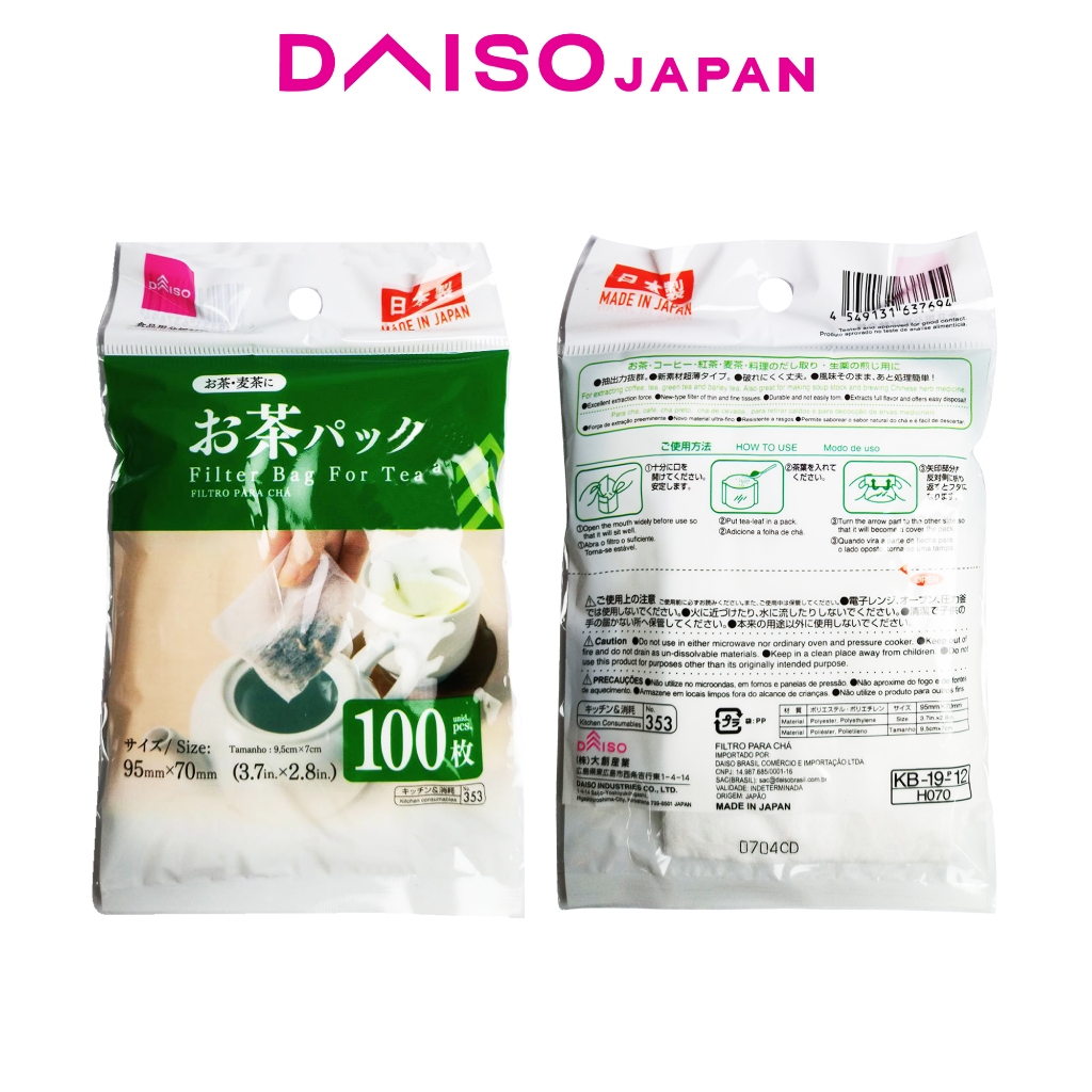 Daiso Filter Bag for Tea (50 packs) Shopee Philippines