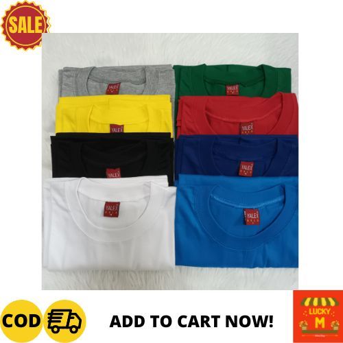 Lucky M Online I YALEX Plain T-Shirts I Round Neck I Red Label I