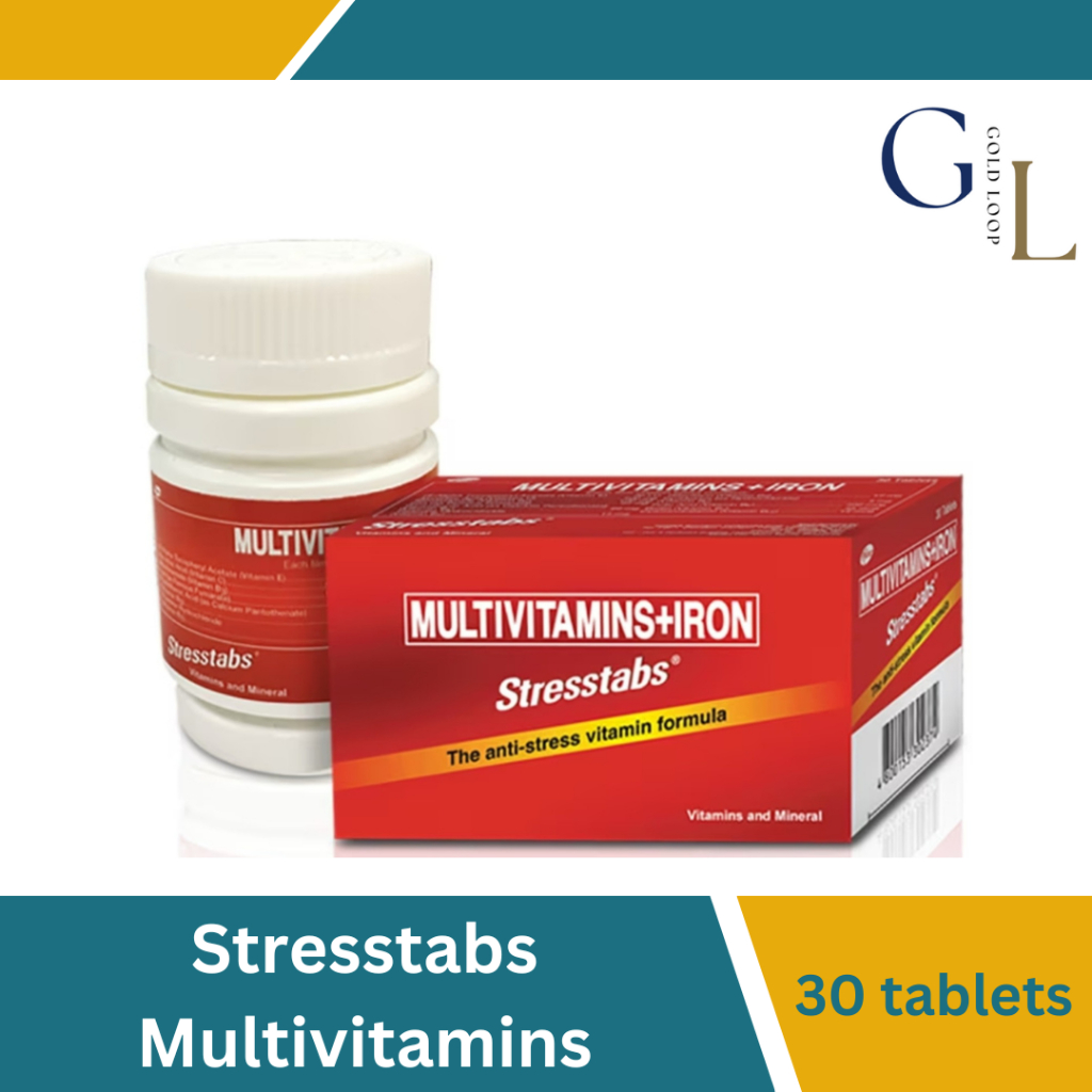 Stresstabs Multivitamins 30 tablets bottle Shopee Philippines