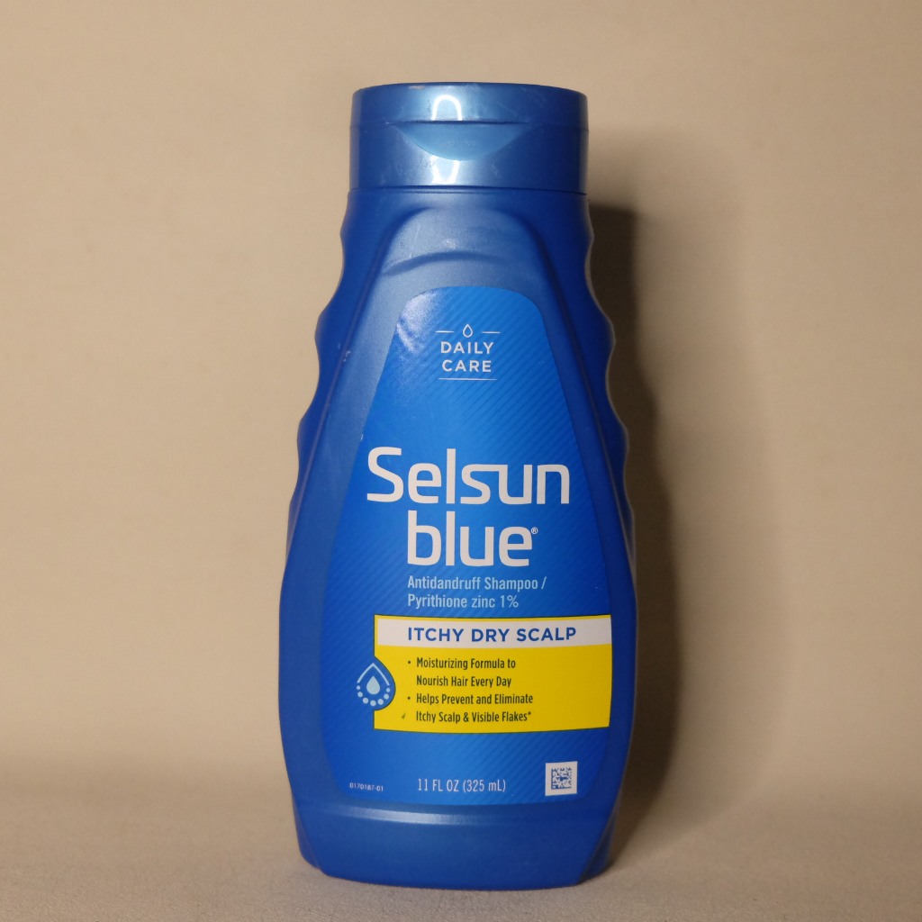 Selsun Blue Antidandruff Shampoo/Pyrithione Zinc 1 Itchy Dry Scalp 325