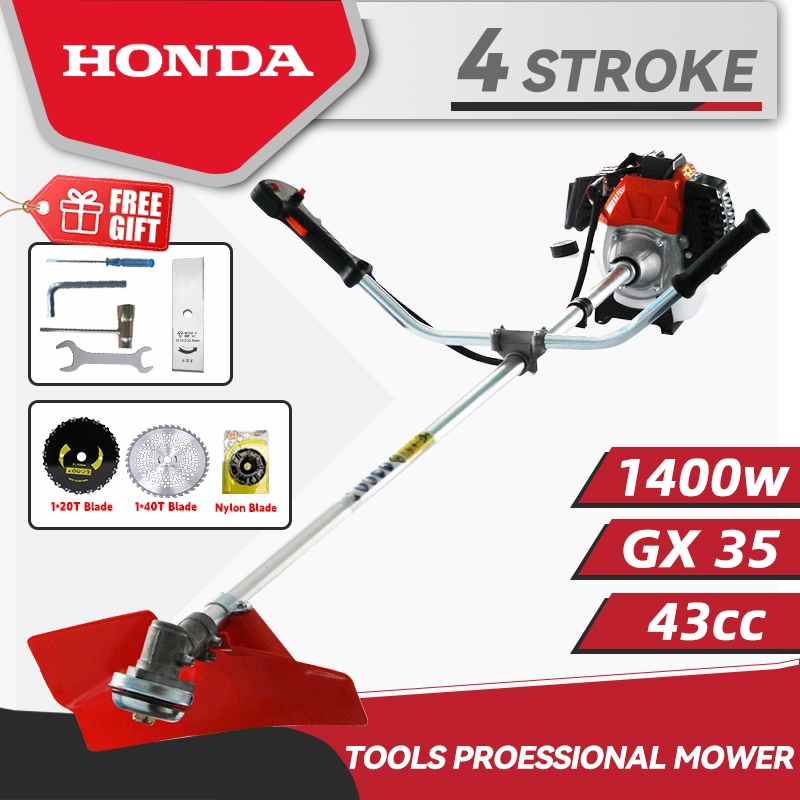 Honda Grass Trimmer 4 Stroke Brush cutter Tiller attachment with Big ...