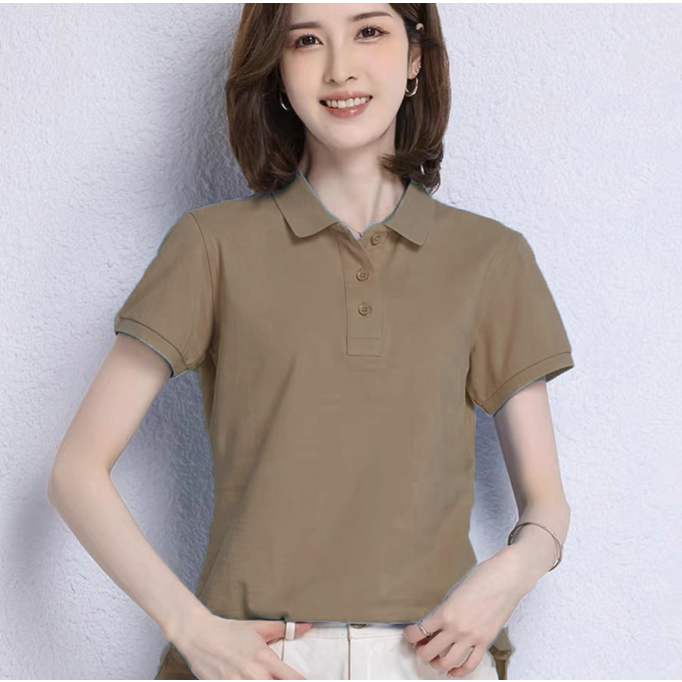 Muanna Unisex drifit Polo shirt for women quality korea fashion t shirt ...