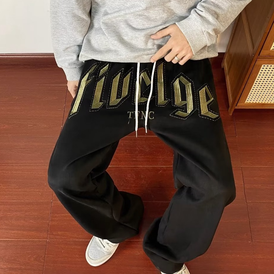 MX Aesthetic pants for men slocks oversized pants Korean baggy ...