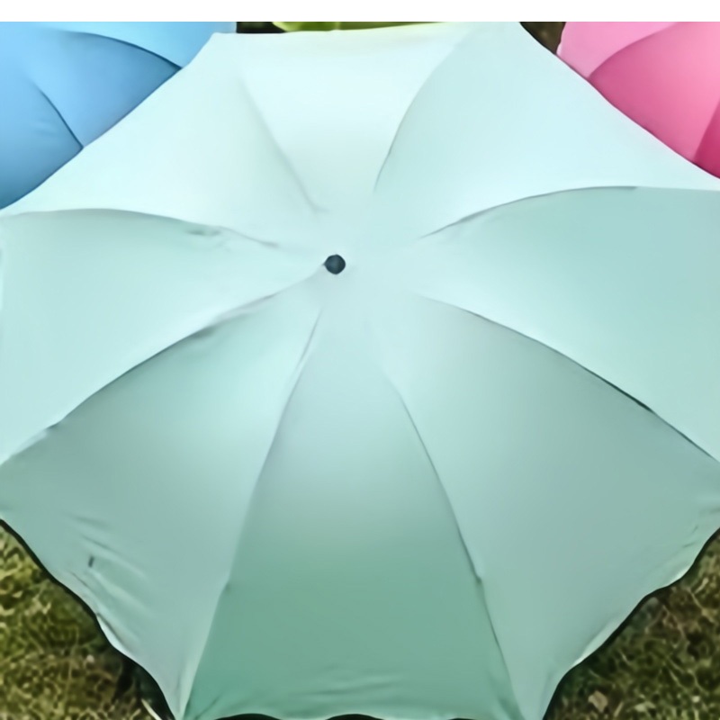 Magic Folding Sun Rain Windproof Flowering Umbrella umbrella cover UV Protection. Shopee