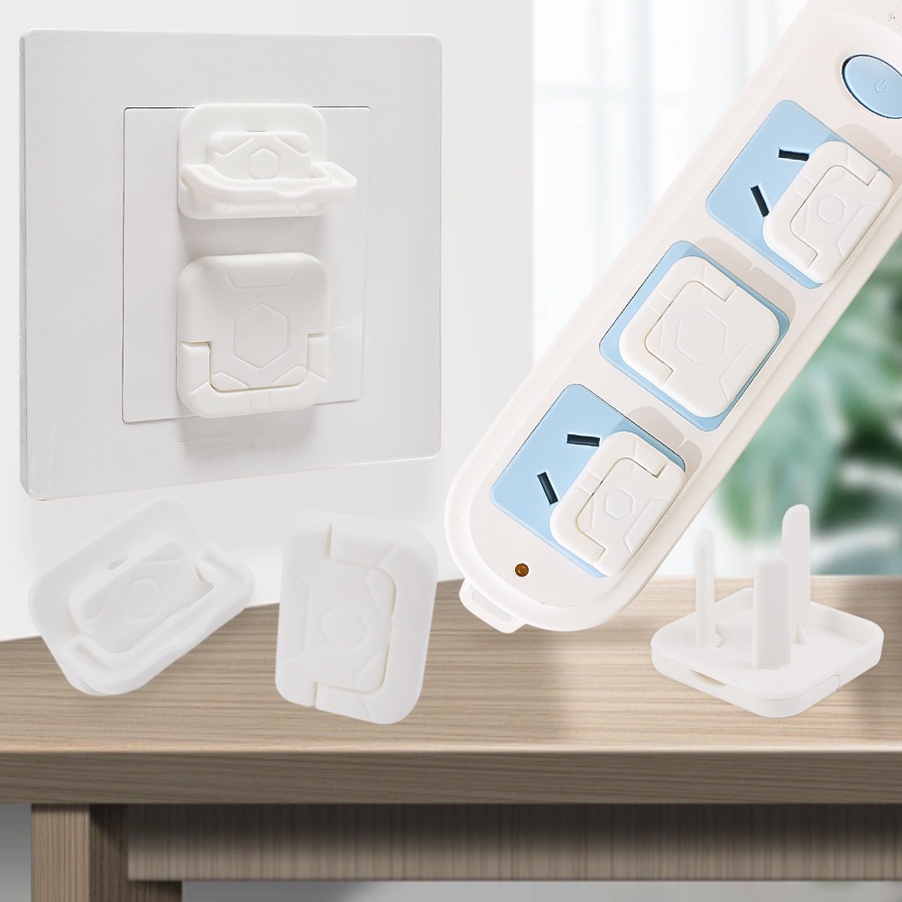 20pcs Anti-Electric Protector 2 Holes Socket Plug Protector Baby ...