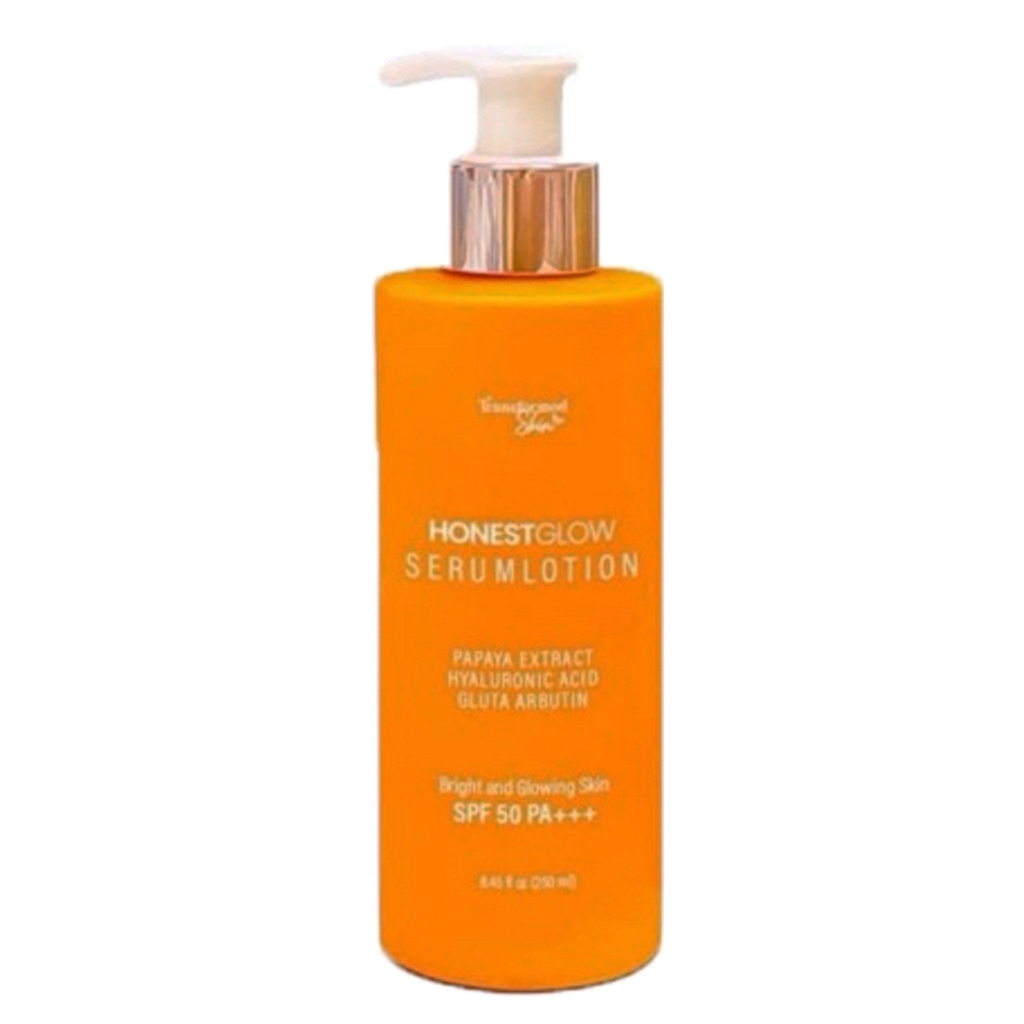 Enhanzo HonestGlow Serum Lotion Papaya Extract SPF 50 PA+++ 250ml