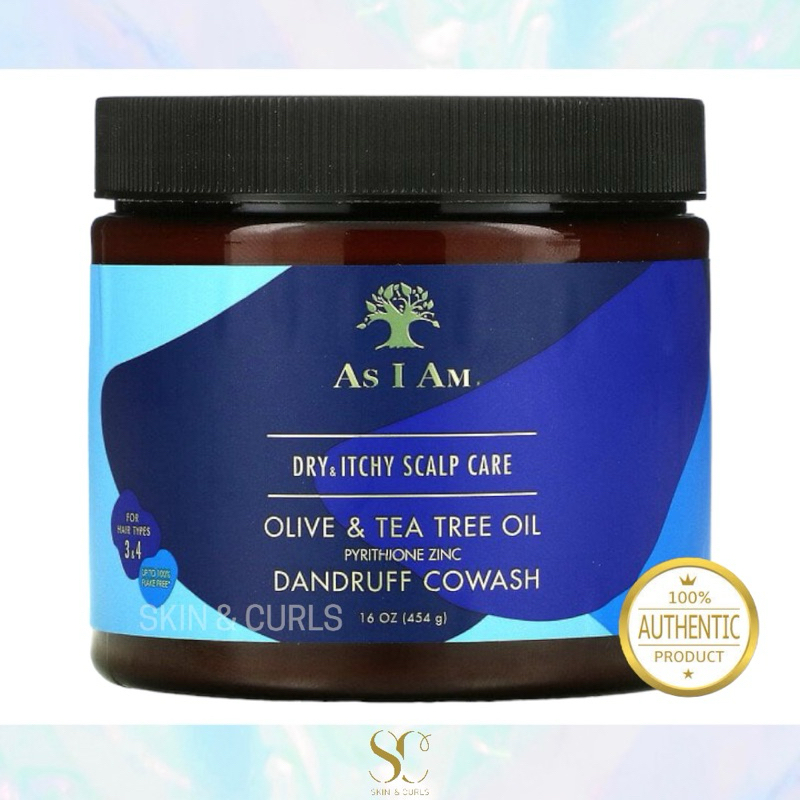 As I Am Olive & Tea Tree Oil Dandruff Co-wash Conditioner Co Wash CGM ...