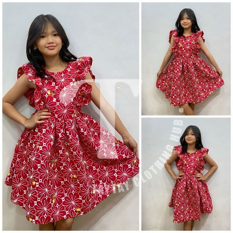 Maggie Eyelet Embroid S/M/L (29y/o) Butterfly Dress Shopee Philippines