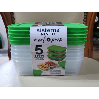 Sistema To Go 37.1 oz Assorted Salad Container