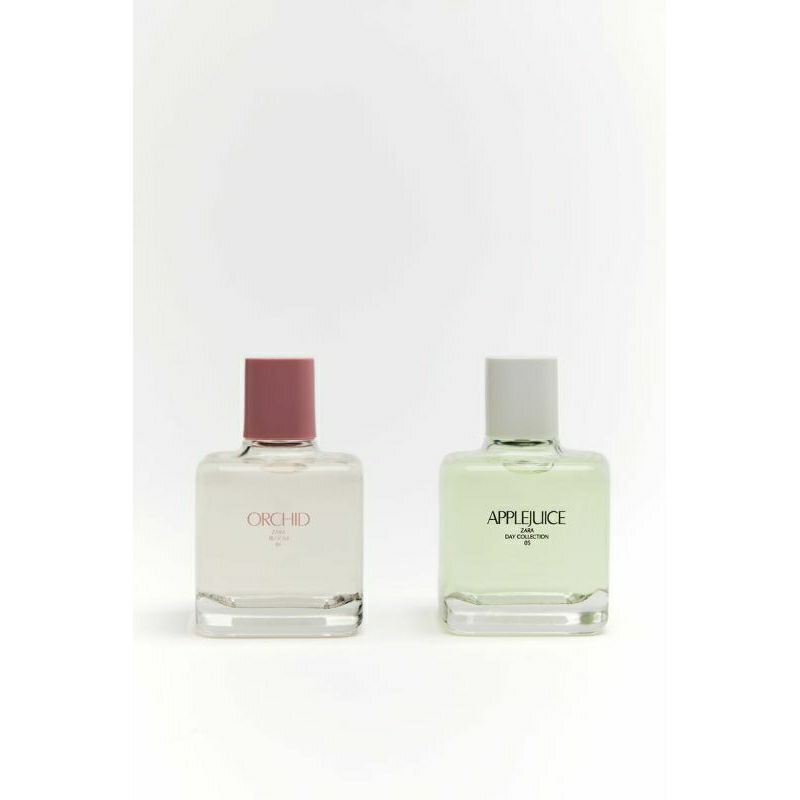 ORIGINAL ZARA WOMAN PERFUMES. ORCHID+APPLE JUICE 90MLX2. Shopee
