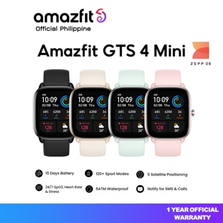 Amazfit GTS 4 Mini Smart Watch: Fitness Tracker with 120+ Sport Modes-Black  