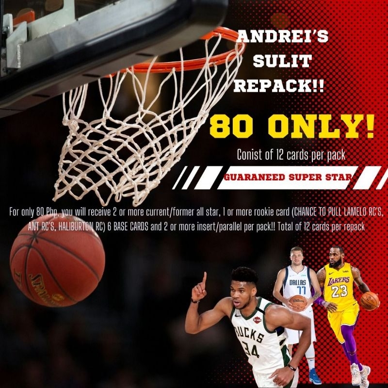 NBA CARDS #1 Sulit repack ONLY 80PHP!! 15 cards per pack | Shopee ...