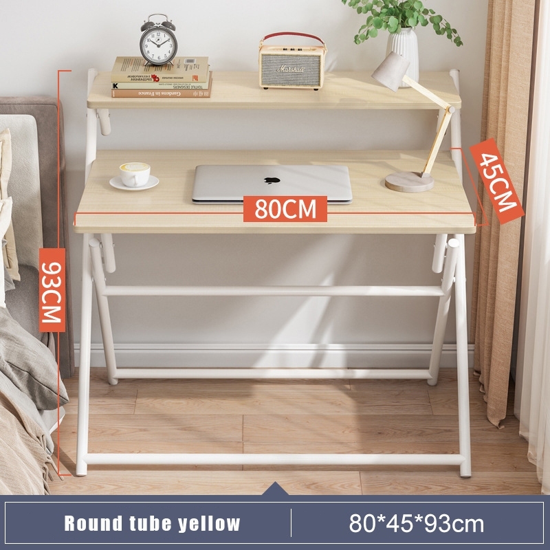 Foldable Computer Table Student Study Desk Adjustable Laptop Table