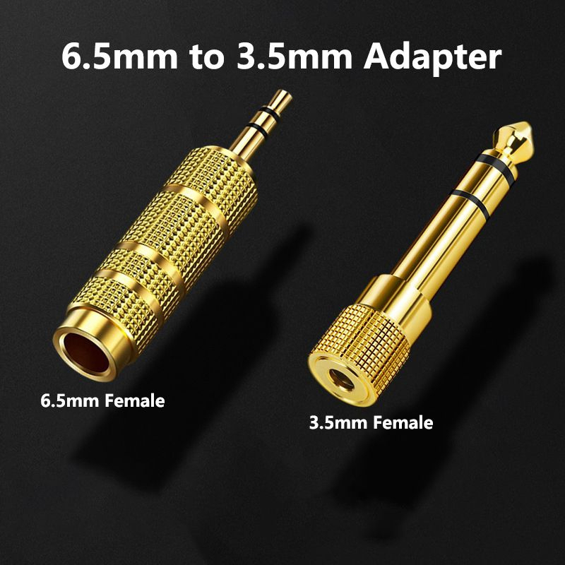 10 Adattatori Audio RUNCCI-YUN Da 6.35mm TS Maschio A RCA Femmina – Placcati Oro, Per Amplificatori, Home Theater E Cuffie