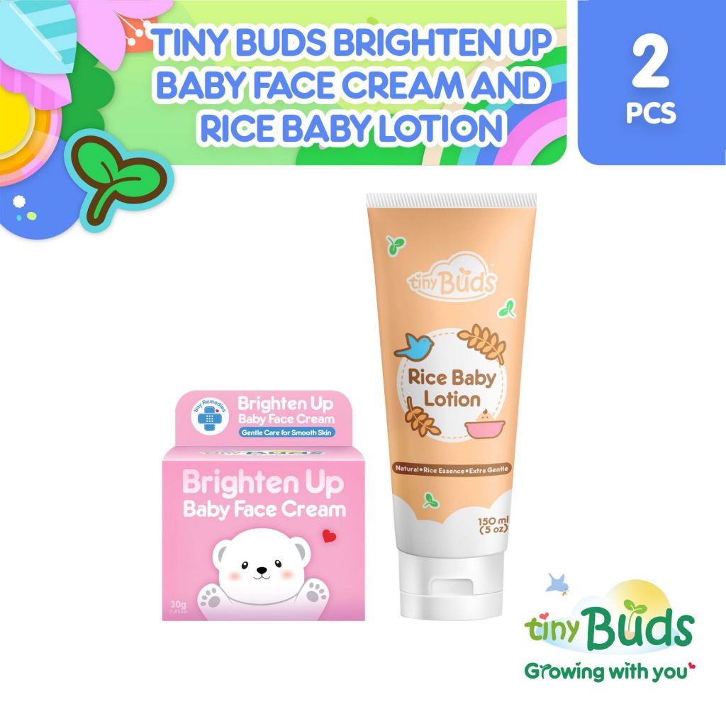 Tiny Buds Brighten UP Baby Face Cream with Rice Baby Lotion Shopee Philippines