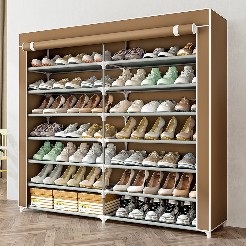 10 Layer 9 Grid Shoe Rack Storage Cabinet Cover Storage shoe cabinet ...