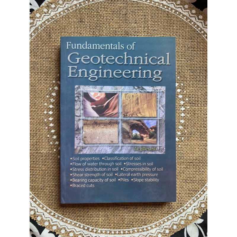 Fundamentals Of Geotechnical Engineering By DIT GILLESANIA | Shopee ...