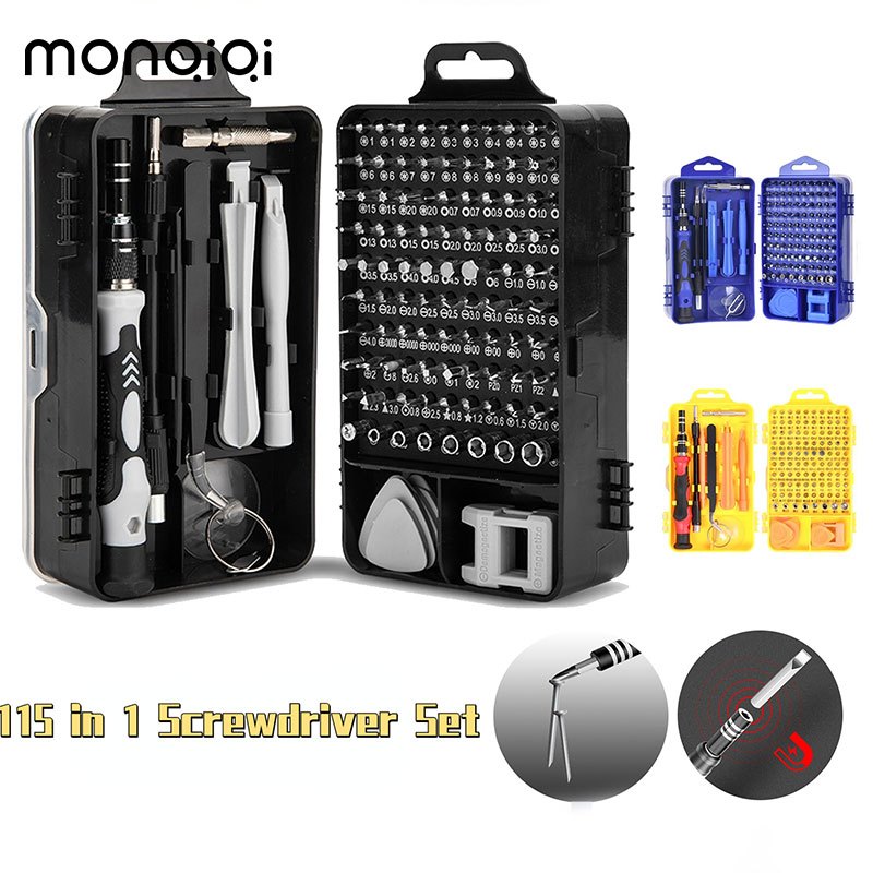 115 In1 Laptop Screw driver Set Cellphone Repair Kit Mini