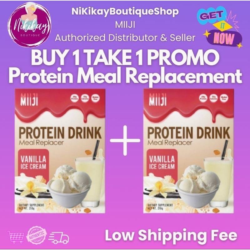 MIIJI PROTEIN DRINK MEAL REPLACEMENT BUY1TAKE1 Shopee Philippines