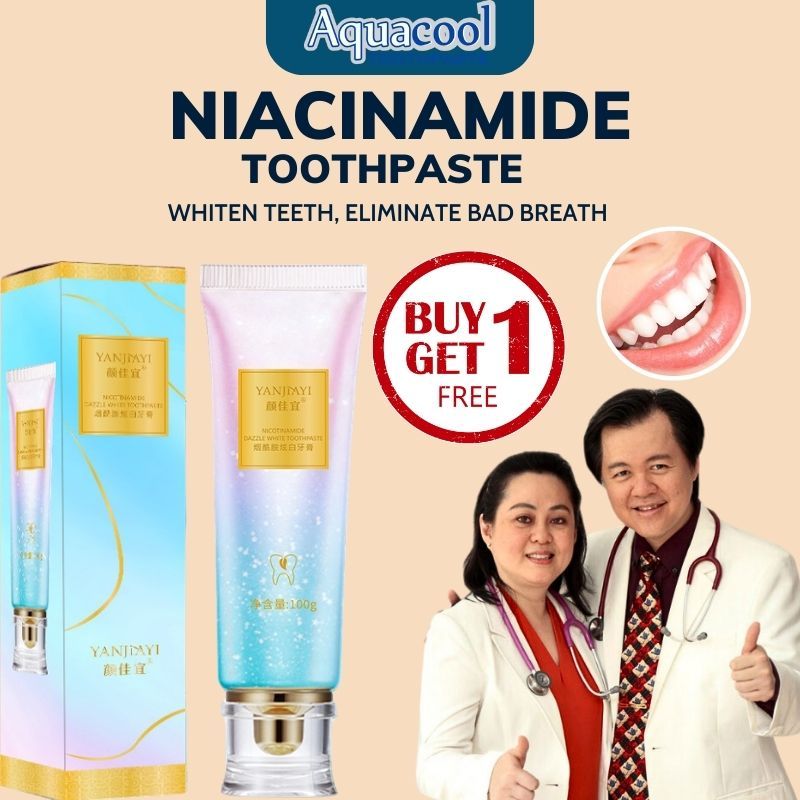 Niacinamide Toothpaste Aquacool Whitening Toothpaste Fresh Teeth Tooth ...