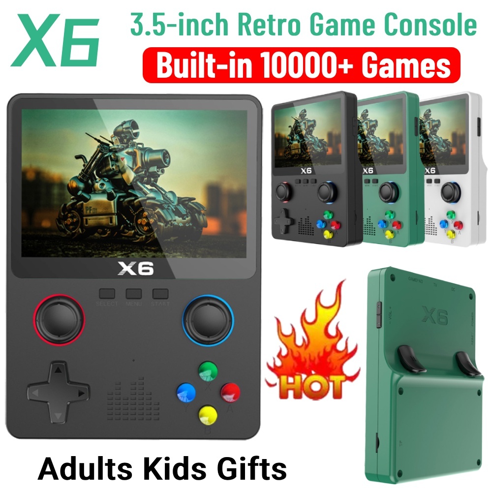 MORUI X6 game console HD PSP handheld game console rocker GBA arcade  simulator game | Shopee Philippines