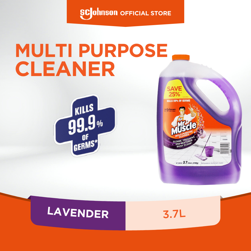 Mr. Muscle All Purpose Cleaner 3.7L Lavender Shopee Philippines