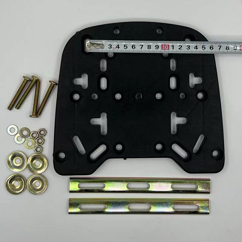 Universal Motorcycle Rear Case Tail Top Box Trunk Bracket Base Plate ...