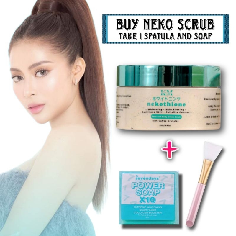 ON HAND Nekothione Face and Body Detox Scrub with Coffee Granules