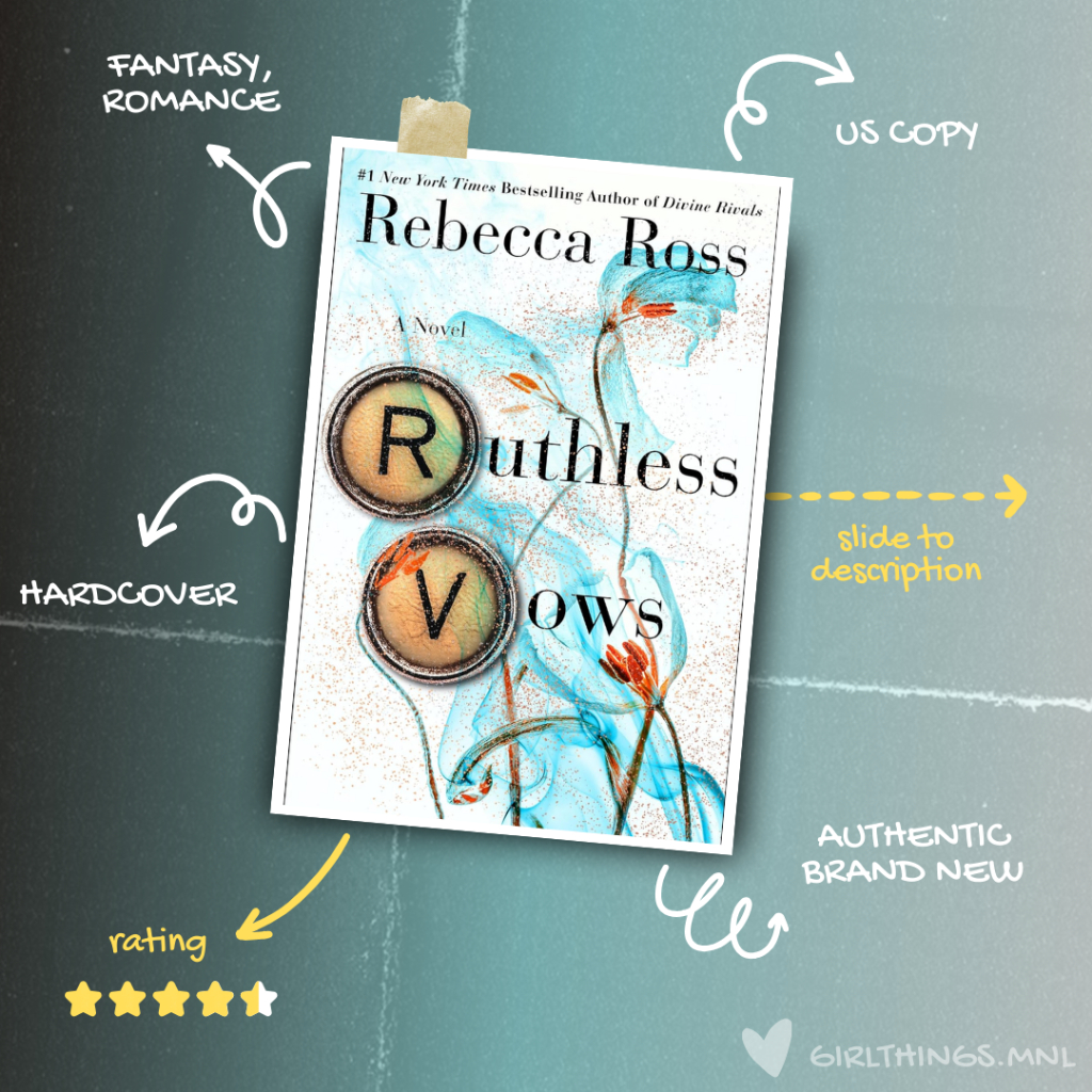 Ruthless Vows (Letters of Enchantment, 2) by Rebecca Ross (Hardcover ...
