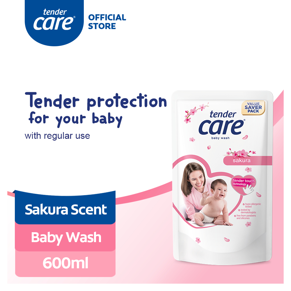 Tender Care Sakura Baby Wash Hypoallergenic & Dermatologically Tested