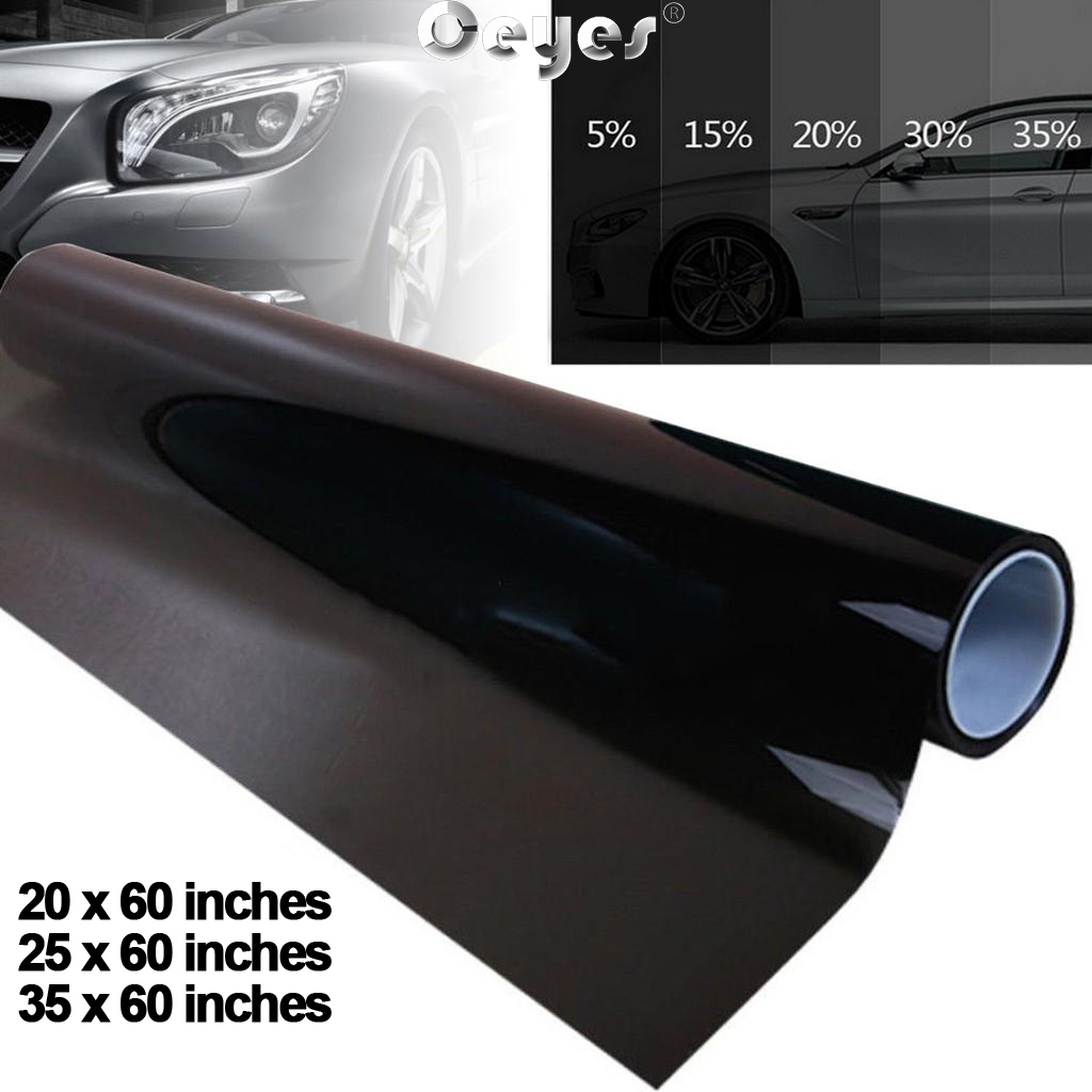 Ceyes Car Window Tint Film Super Black Scratch Proof Sunshade Film UV ...