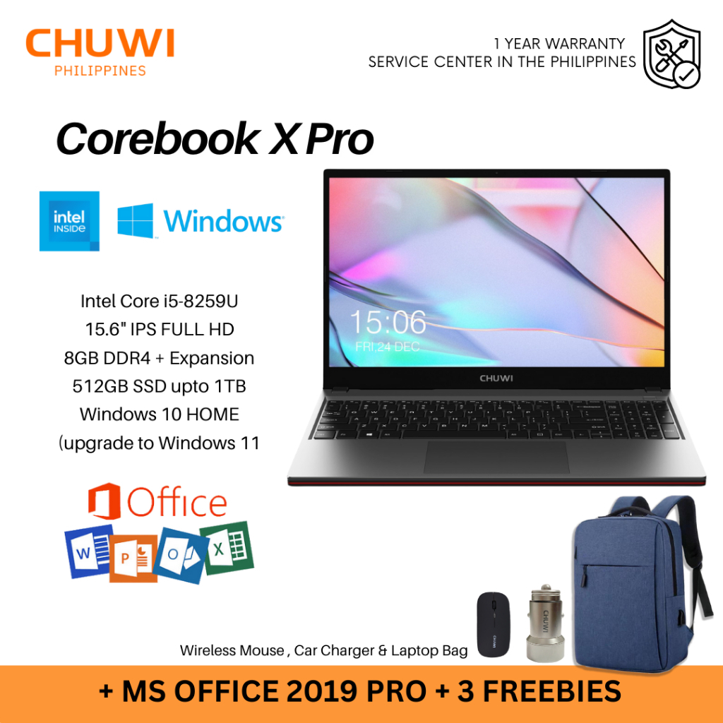 Chuwi Corebook Xpro 15.6inch Fhd Intel Core I5 | Shopee Philippines