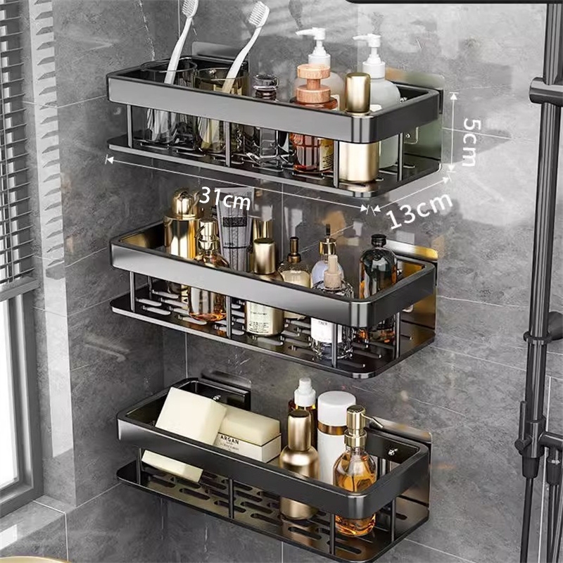 bathroom organizer rack stainless kitchen and room Universal wall ...