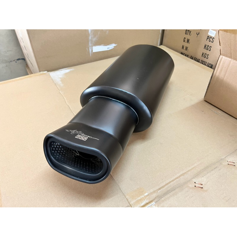 HKS Matte Black Chambered Muffler with Jasma Badge Shopee Philippines