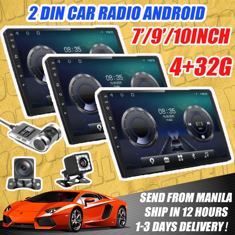 2Din Android Car Video Player Universal Car Stereo Car Radio GPS ...