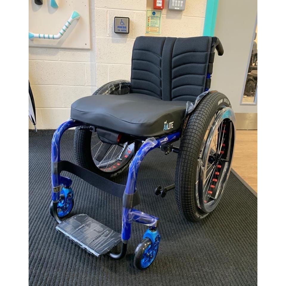 Brand new wheelchair with very comfortable off road tires available