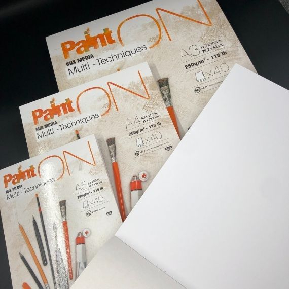 Clairefontaine Paint-On Naturel Mixed Media Pads | Cowling & Wilcox Ltd. - Cowling & Wilcox - View #2