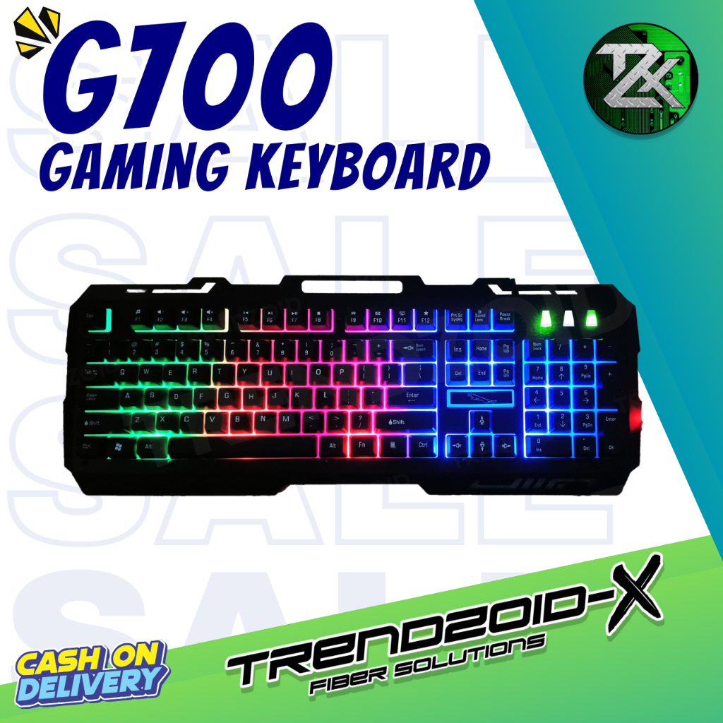 BRAND-NEW G700 GAMING KEYBOARD | TRENDZOID-X FIBER SOLUTIONS | Shopee ...