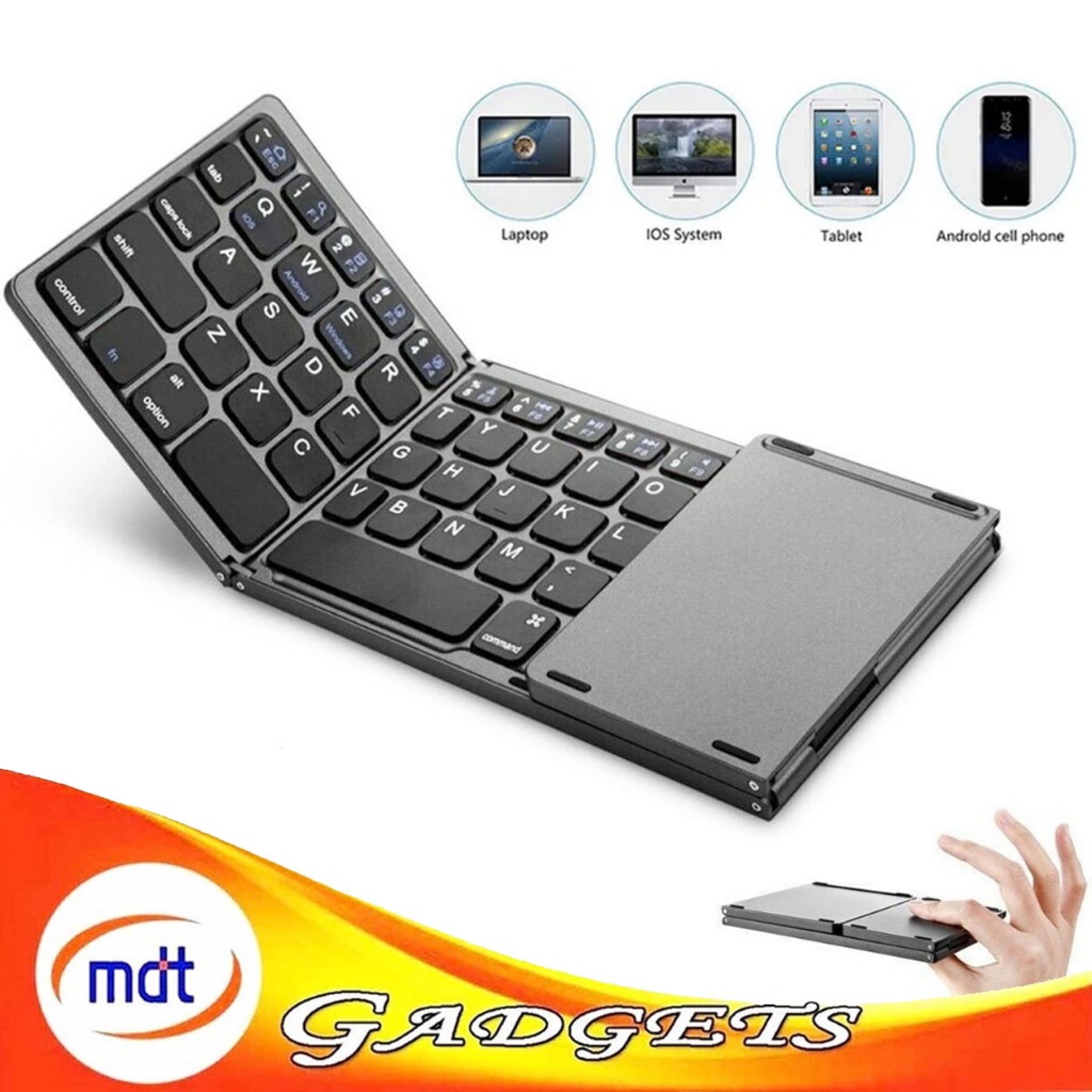B033 / B023 Portable Mini Folding Bluetooth Keyboard Wireless Foldable Keyboard | Shopee Philippines