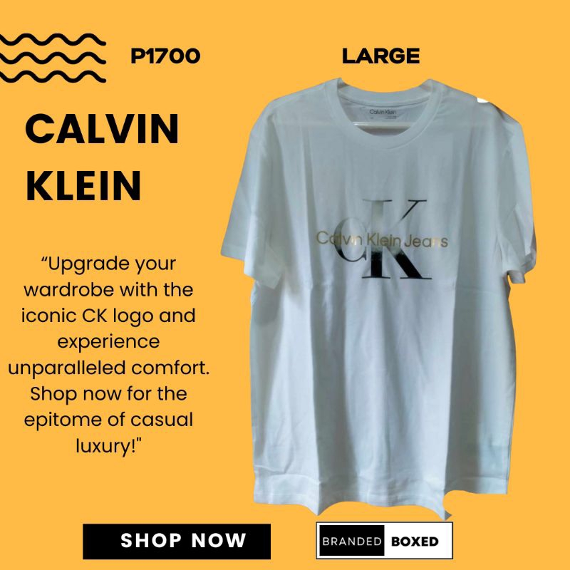 Calvin klein outlet t shirt philippines